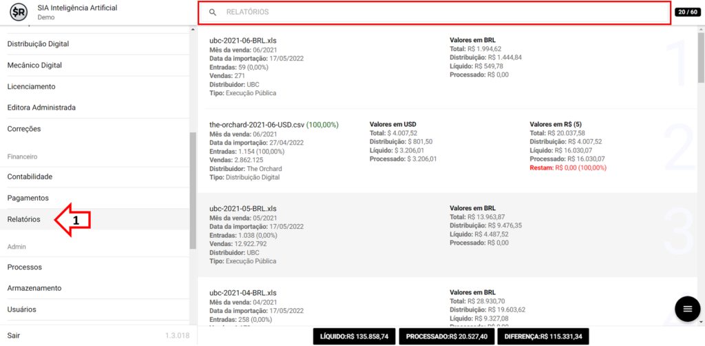 How to export a digital distribution sales spreadsheet, by report